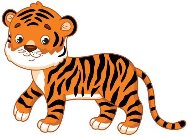 Тигр мультяшный