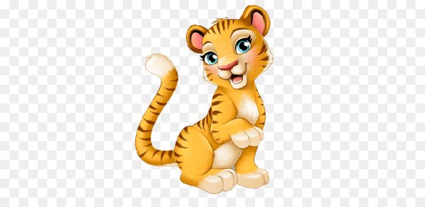 Тигренок мультяшный