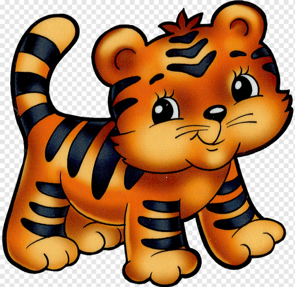 Тигренок мультяшный