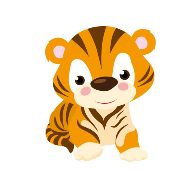 Тигренок мультяшный