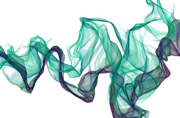 Прозрачная струящаяся ткань