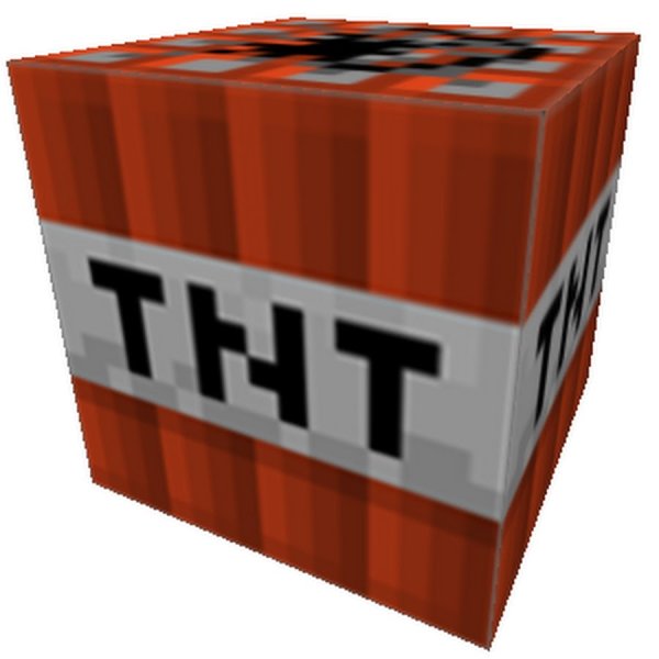 Блок ДИНАМИТА В майнкрафт