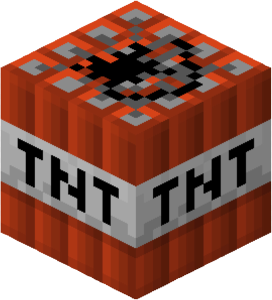 Блок TNT майнкрафт