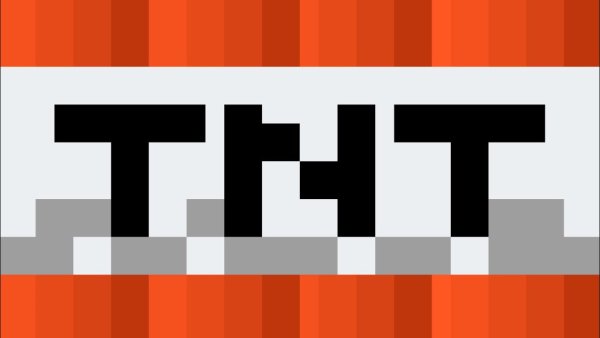 Блок ДИНАМИТА В майнкрафт