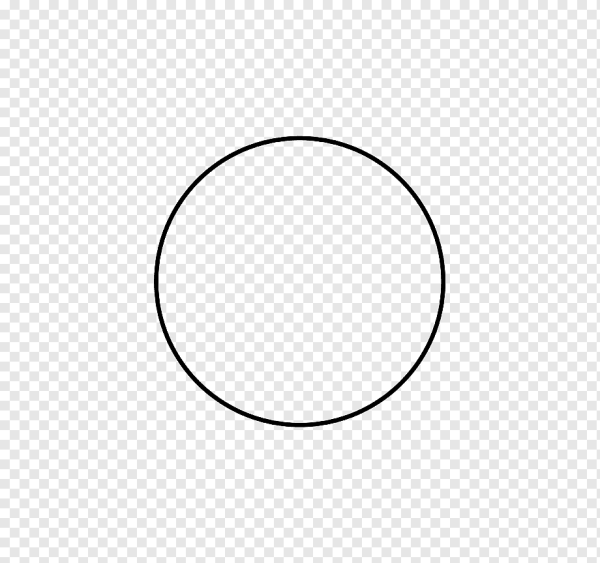 В круге белом