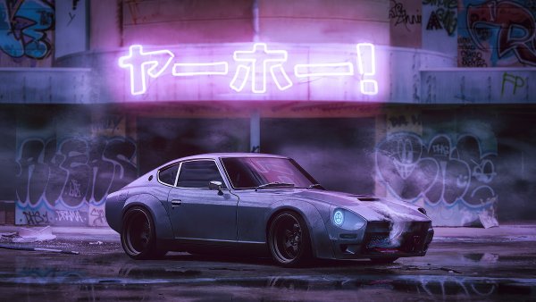 Cyberpunk 2077 Samurai неон