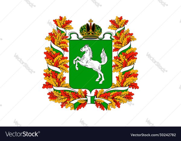 Герб Томска черно белый