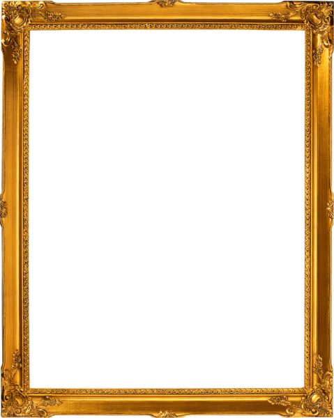 Рамка золото