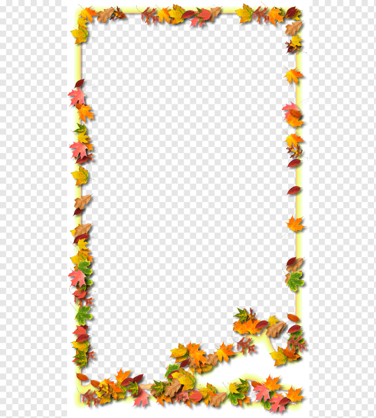 Осенние листья рамка