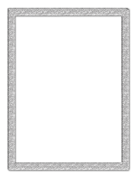 Тонкая серебристая рамка