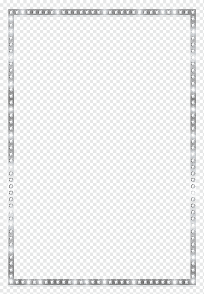 Рамочка тонкая серебряная