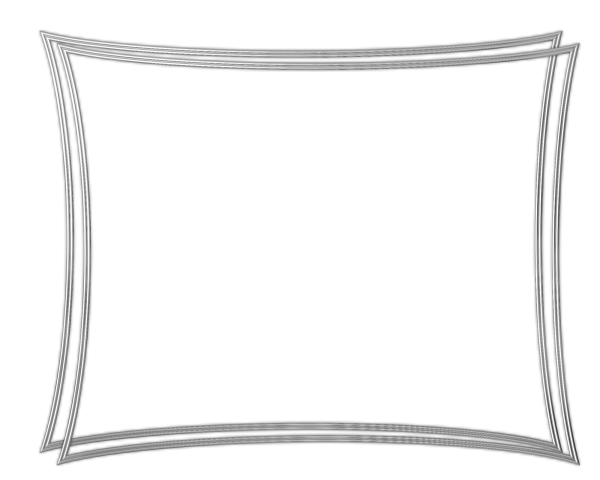 Прямоугольная рамка с вогнутыми углами