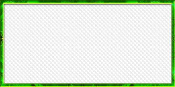 Тонкая зеленая рамка
