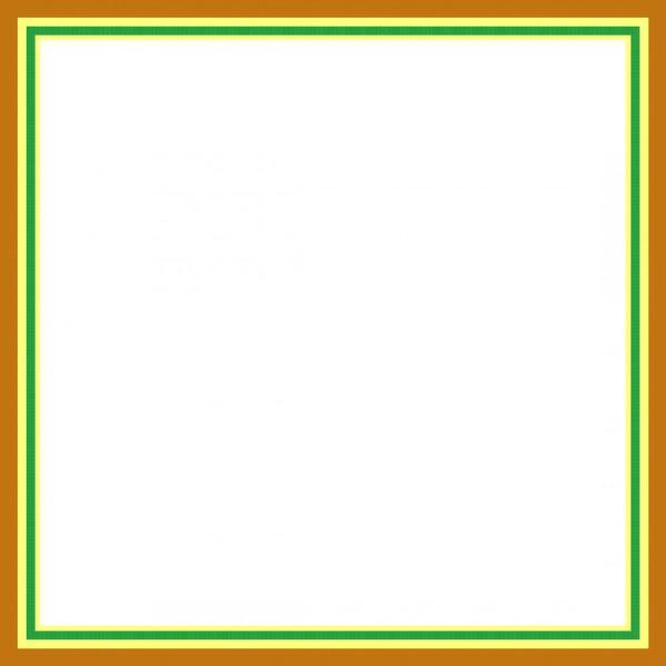 Желтая рамка на прозрачном фоне