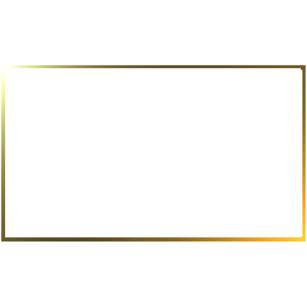 Золотая рамка прямоугольная