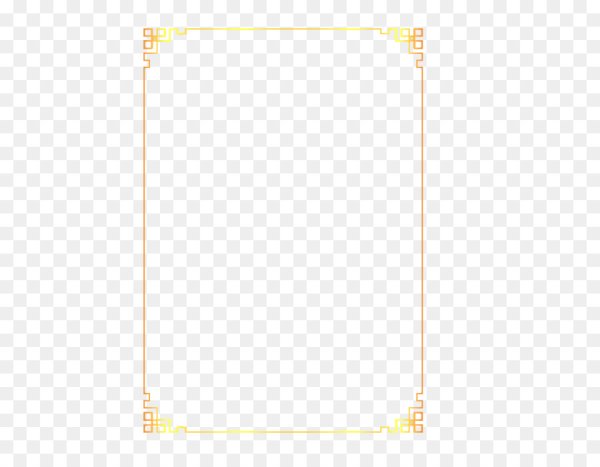 Тонкая Золотая рамка