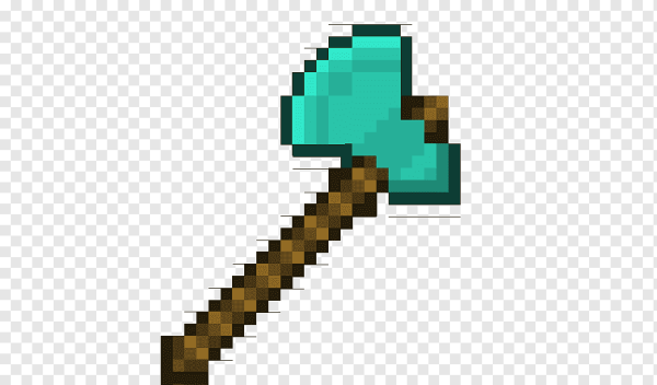 Minecraft алмазный топор