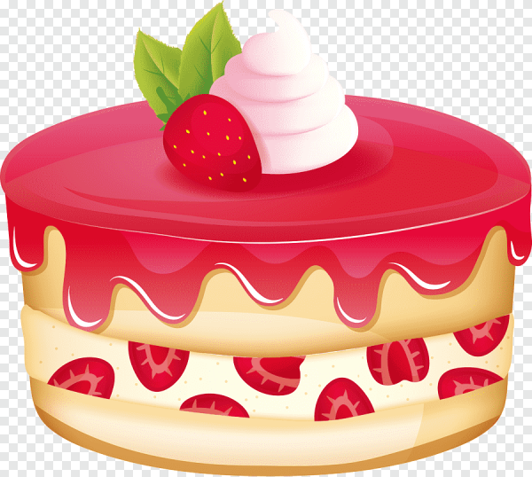 Тортик на прозрачном фоне