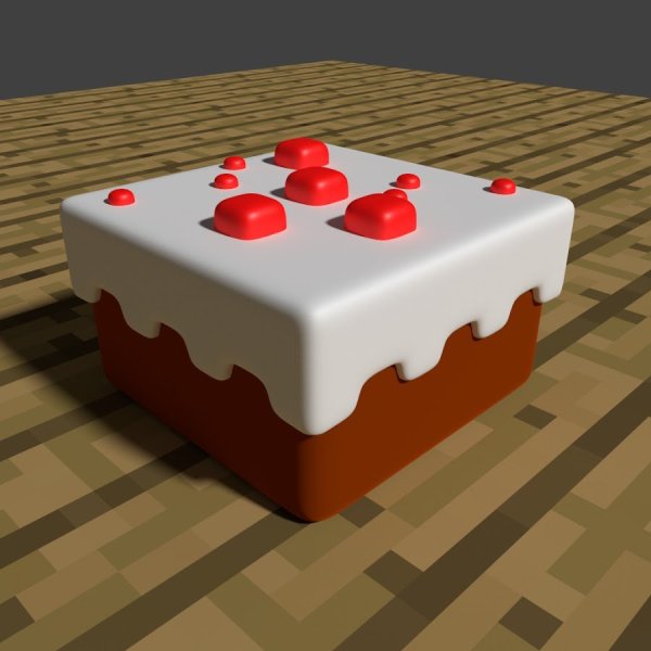 Тортик из МАЙНКРАФТА В игре