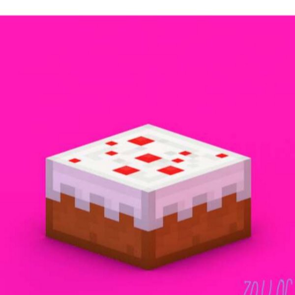 Торт из МАЙНКРАФТА рисунок