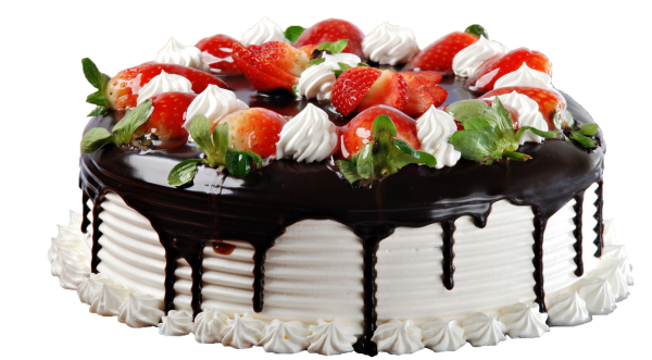 Торт на прозрачном фоне