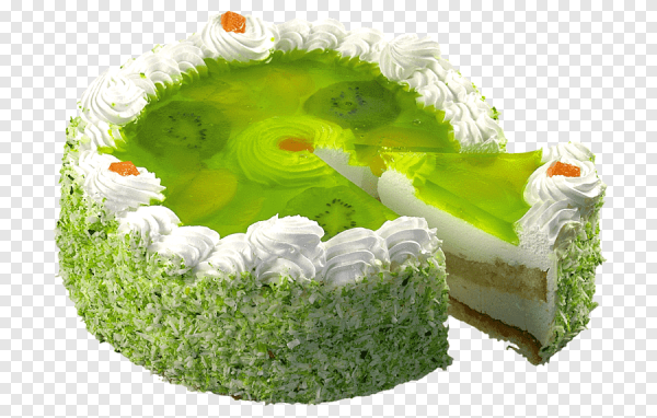 Торт в виде лужайки