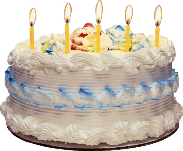 Торт со свечками