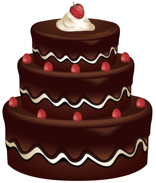 Тортик на прозрачном фоне для фотошопа