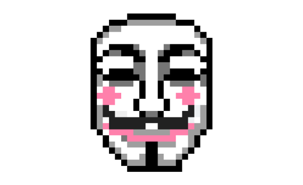 Маска Анонимуса в МАЙНКРАФТЕ постройка