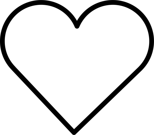 Сердечко очертание