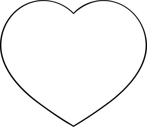 Сердечко шаблон