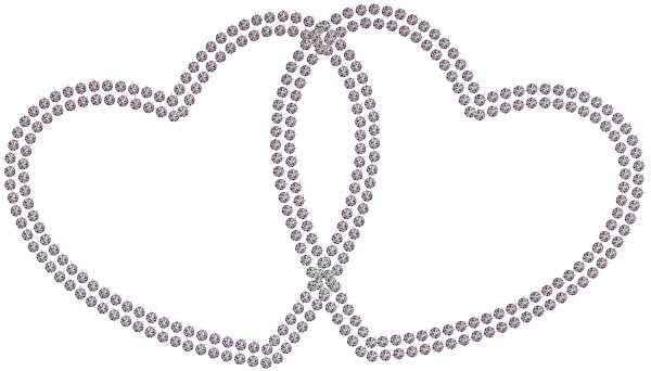 Белое сердечко