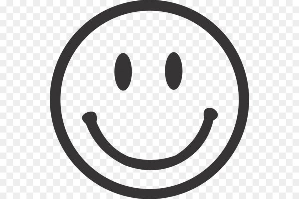 Смайл черно белый