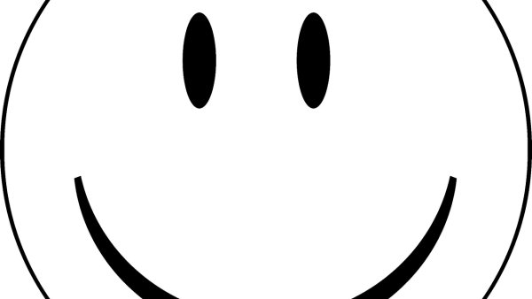 Смайл черно белый улыбка