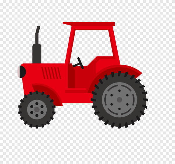 Красный трактор