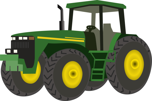 Трактор John Deere векторный