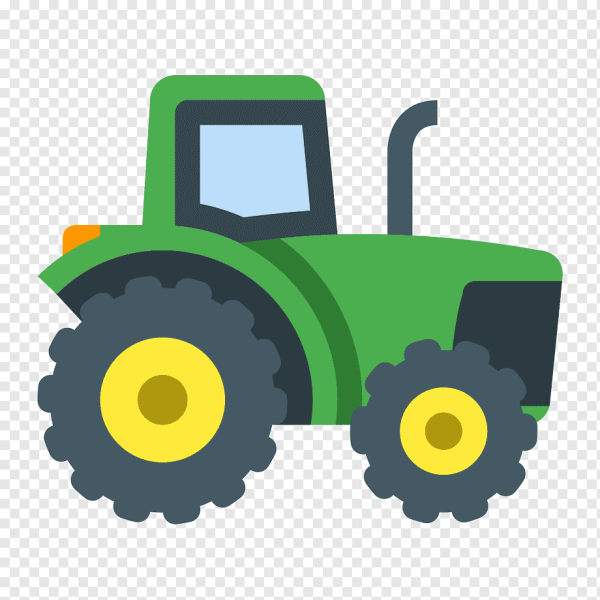 Зеленый трактор