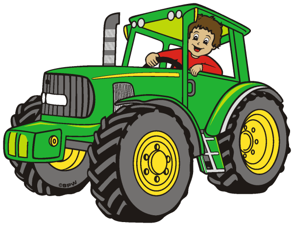 Тракторы мультяшные