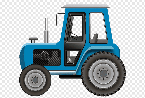 Трактор мультяшный