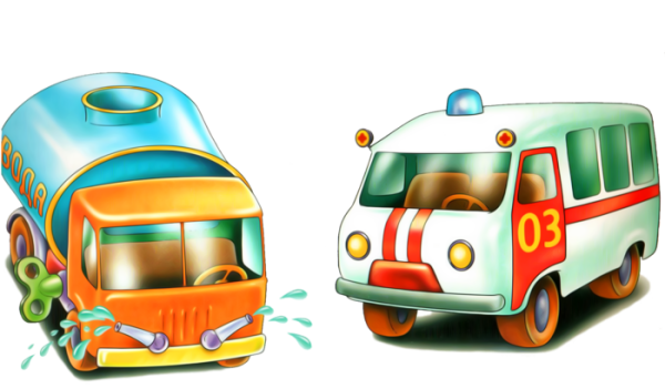 Транспорт на прозрачном фоне