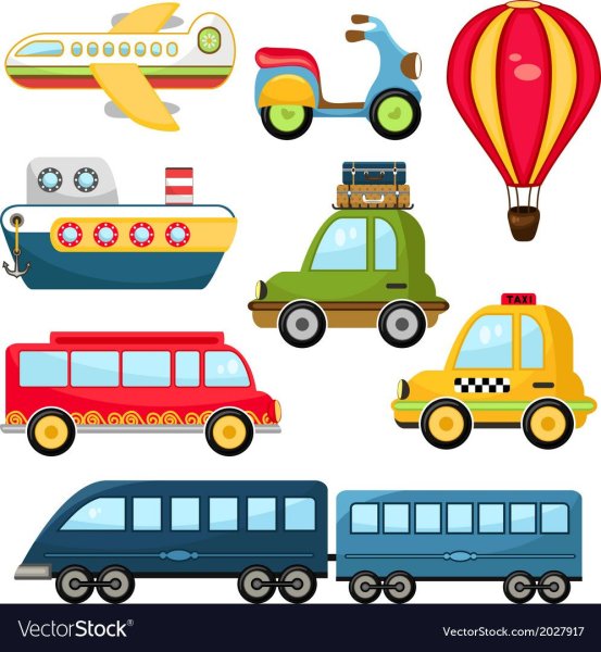 Мультяшный транспорт