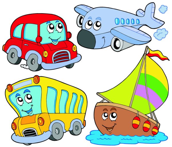 Мультяшные транспортные средства