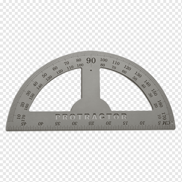 Транспортир прозрачный