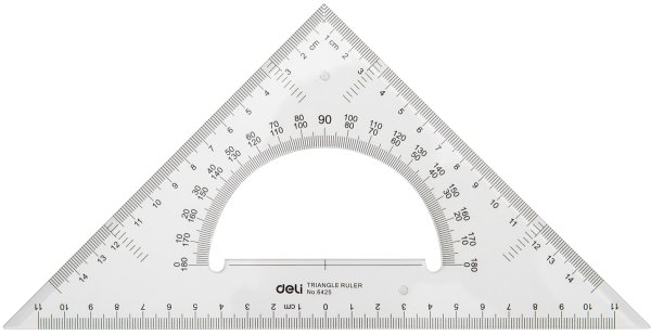 Транспортир прозрачный