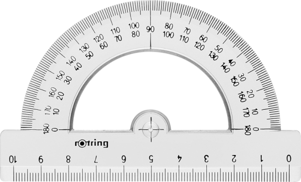 Mazari транспортир 180° 12 см