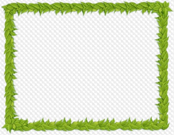 Зеленая рамка для фотошопа