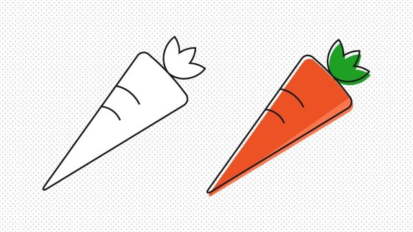 Треугольная морковка