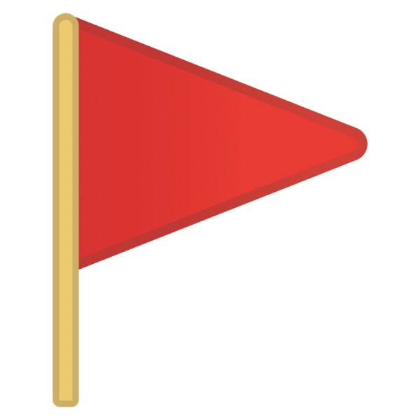 Флажки треугольные