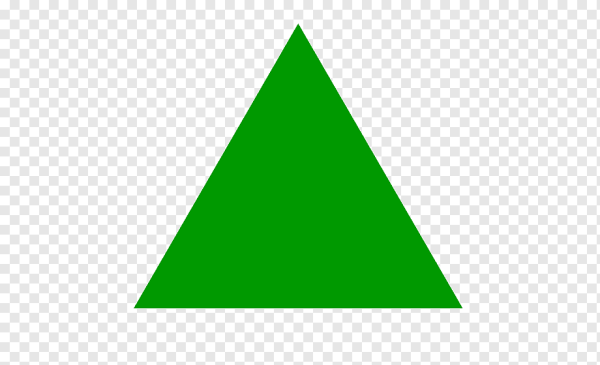 Салатовый треугольник