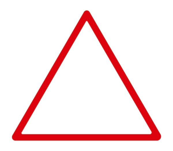 Красный треугольник фигура